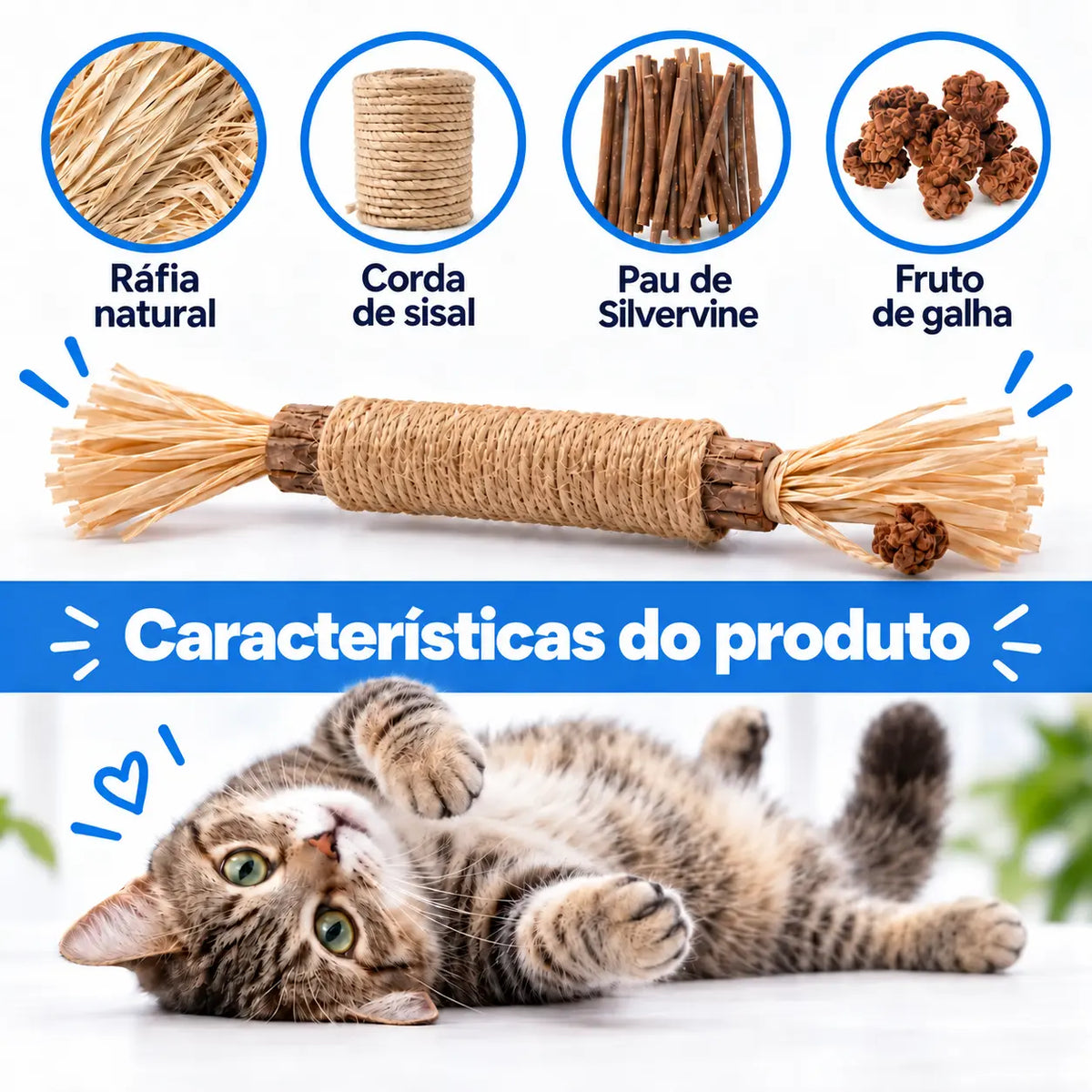 Vidatabi – Paus Dentais Naturais para Gatos