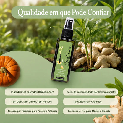 Menos queda de cabelo em 26 dias